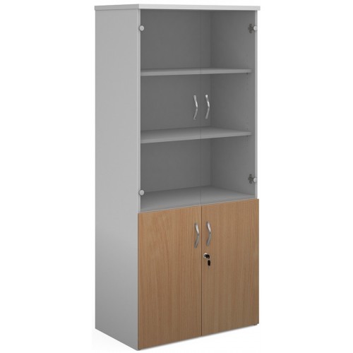 Maestro Combination Units with Wood and Glass Doors